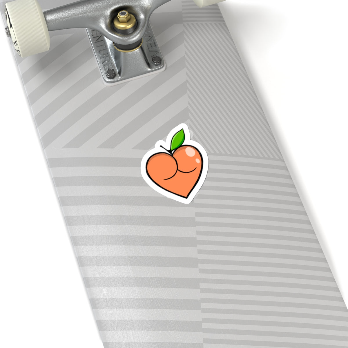 Peach Butt Heart — Kiss-Cut Stickers