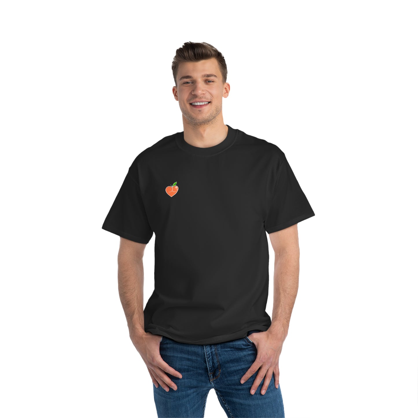 Peach Butt Heart — Beefy-T®  Short-Sleeve T-Shirt