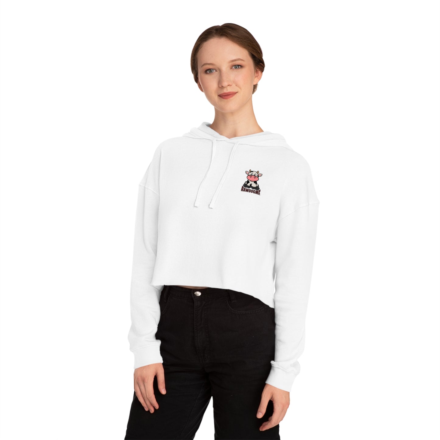 RAWDOGME — Women’s Cropped Hooded Sweatshirt