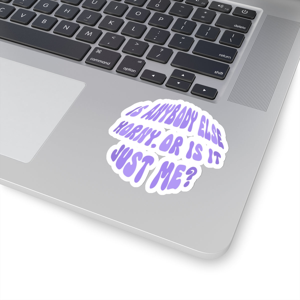 Is anybody else…? — Kiss-Cut Stickers — PURPLE